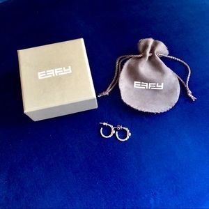 Effy Silver Hoops Earrings